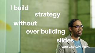 How to Turn a Business Question Into a Strategy Deck With ChatGPT Work | Tutorial